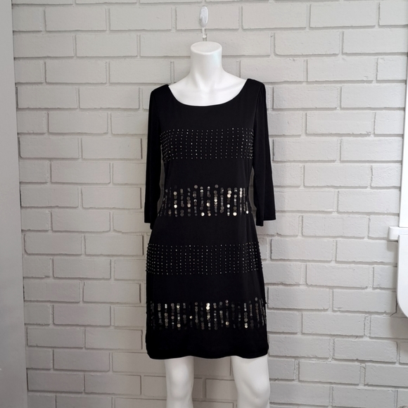 White House Black Market Dresses & Skirts - White House Black Market Beaded/Sequin Dress. Size Small